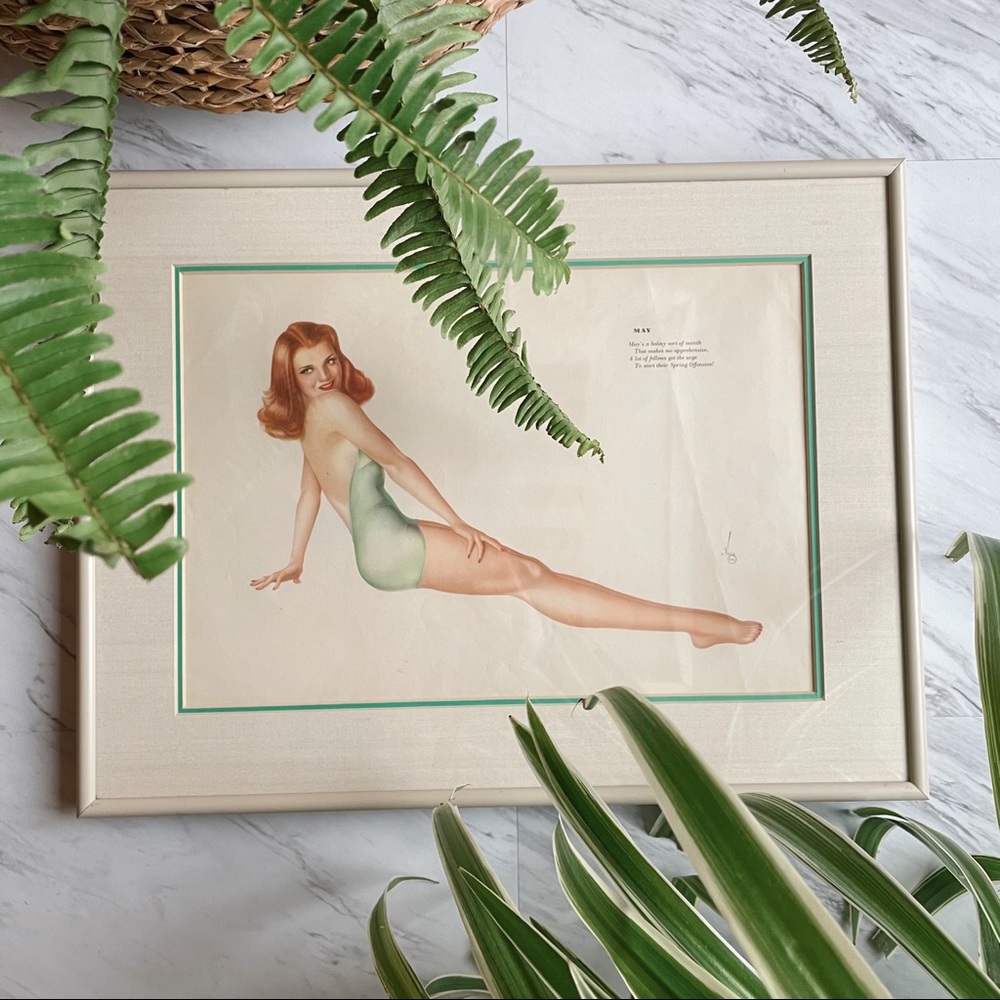 SOLD Vintage Pin-Up - 1944 - Esquire Vargas - May
